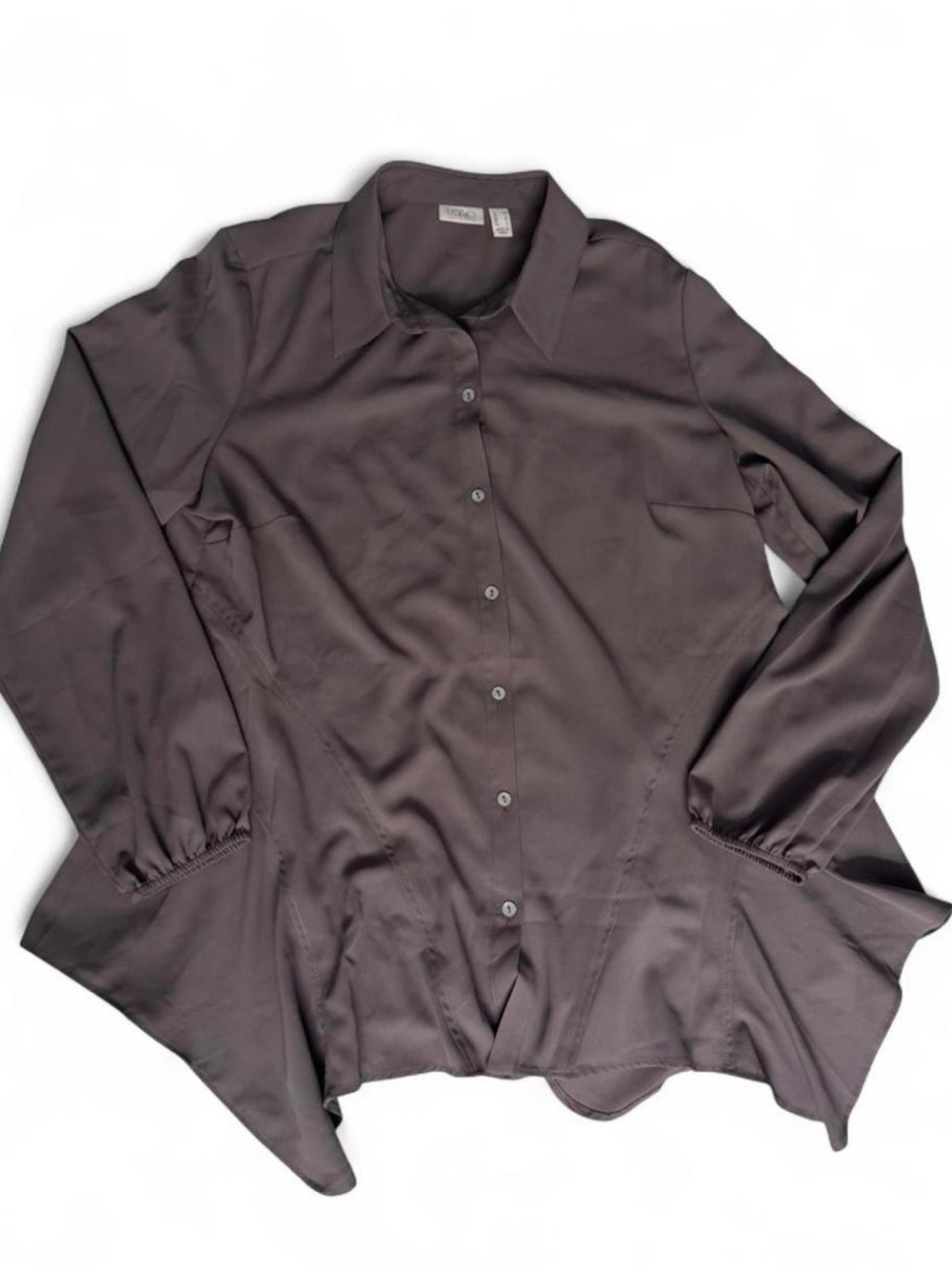 Long Sleeve Button-Up Tunic